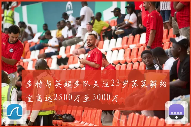 多特与英超多队关注23岁苏莱解约金高达2500万至3000万